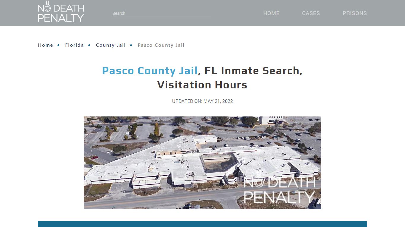Pasco County Jail, FL Inmate Search, Visitation Hours
