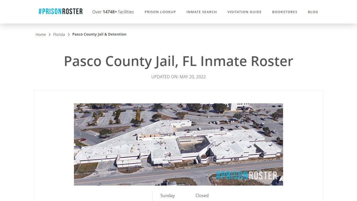 Pasco County Jail, FL Inmate Roster - Inmate Locator
